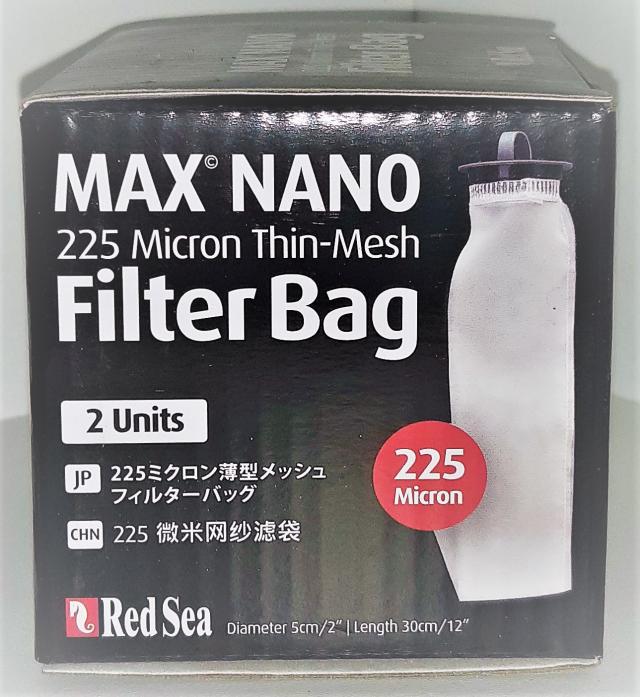 red sea max nano 225 micron thin-mesh filter bag