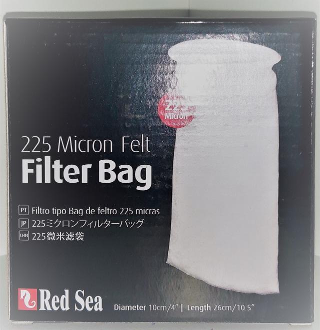 red sea 225 micron felt filter bag